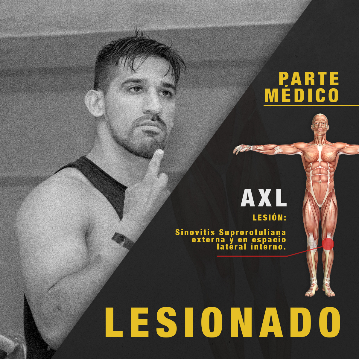 Parte médico luego de Gladiadores 4/20