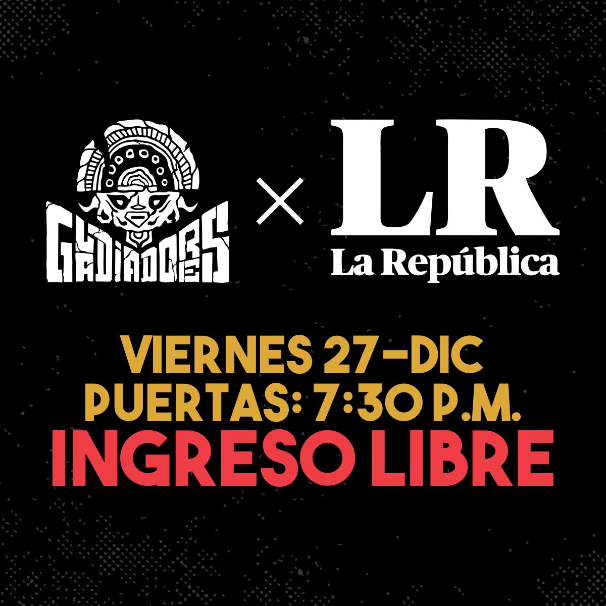 Resultados rápidos de Gladiadores x La República