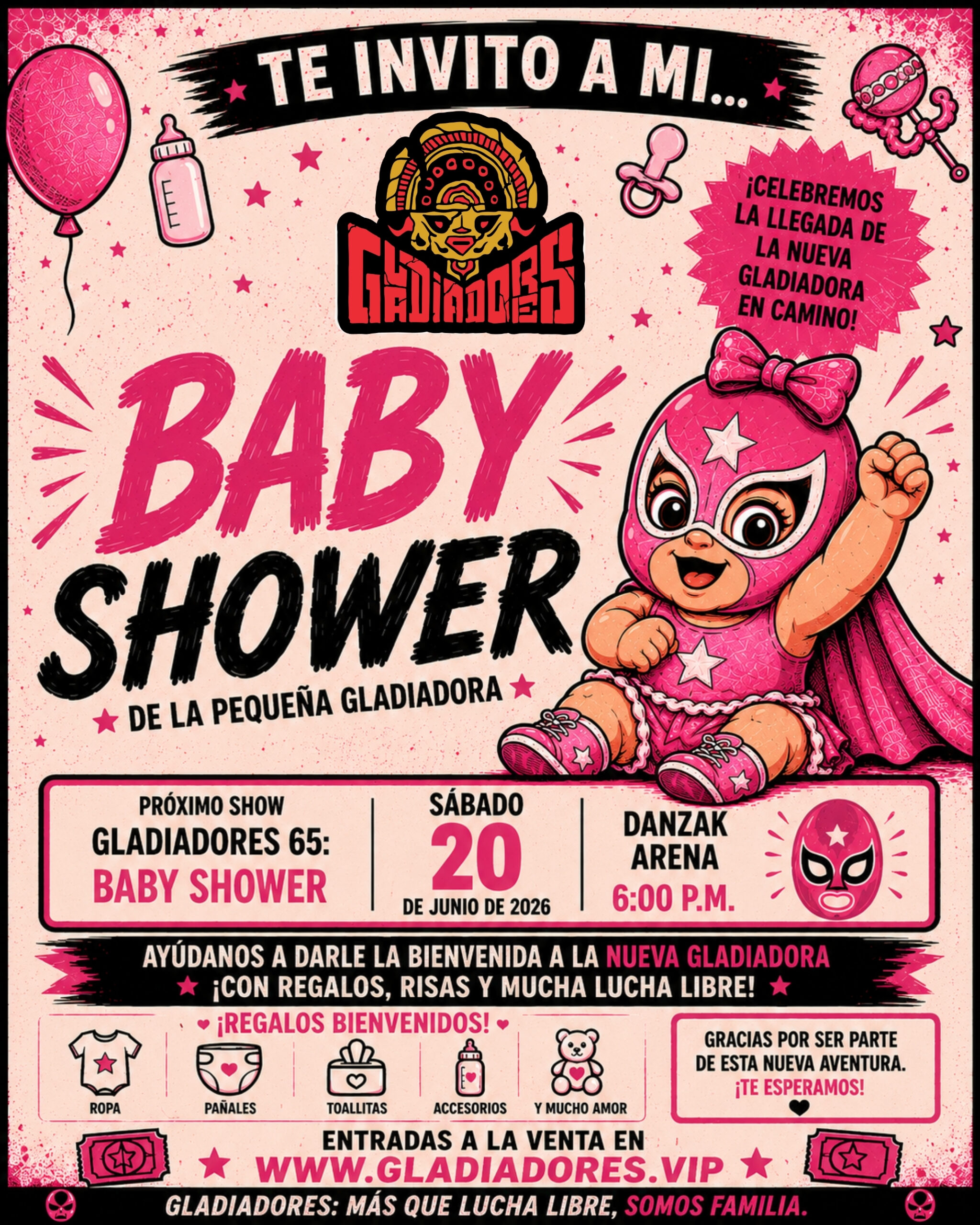 Gladiadores 65: Baby Shower