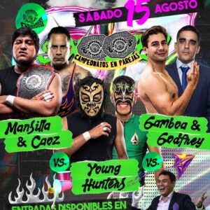 Batalla por los Campeonatos en Pareja: Caoz & Mansilla vs. Young Hunters vs. Gamboa & Godfrey